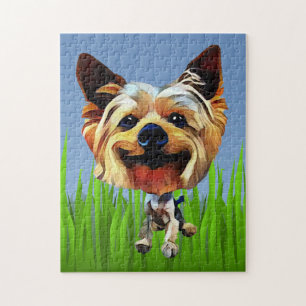 Drôle Cartoon Yorkie 252 Piece Puzzle