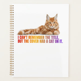 Drôle Cat Cat Carnet Spiral pour les bibliothécair