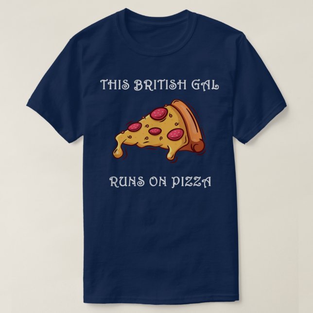 Drôle, ce Gal britannique tourne sur T-Shirt à la  (Design devant)