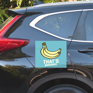 DRÔLE C'EST BANANES AUTOCOLLANT BANANE POUR VOITUR