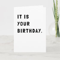 Drôle C'Est Votre Carte De Voeux Anniversaire