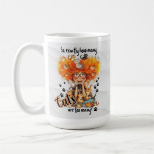 Drôle chat Lady Café Mug - Sassy Cat Maman Cadeau