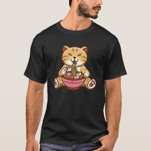 Drôle chat mignon mangeant spaghetti Sweat - shirt