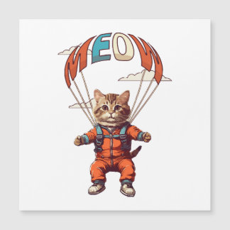Drôle chat Skydiving