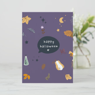 Drôle chats de dessin animé avec balais, citrouill