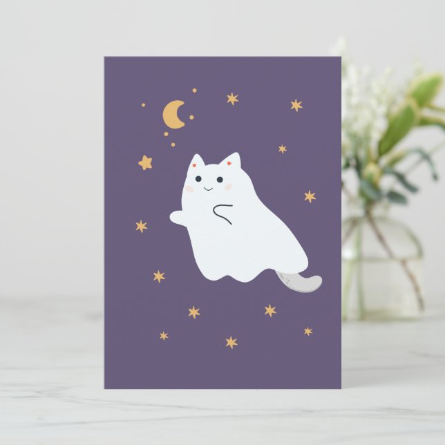 Drôle chats de dessin animé avec balais, citrouill (Debout devant)