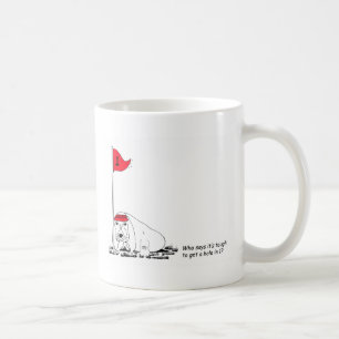 Drôle chien de golf Mug