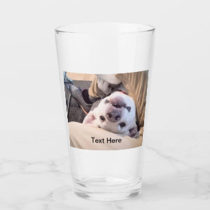 Drôle Chien ne sera pas ignoré Verre photo comique