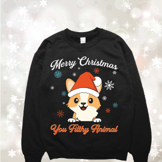 Drôle Chien sale animal laide Sweat Sweatshirt
