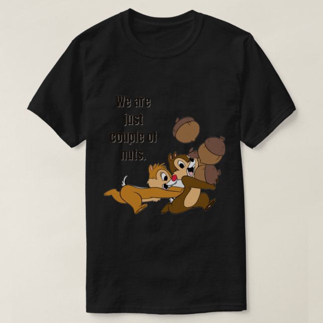 Drôle chips et dale. T-shirt classique (Design devant)
