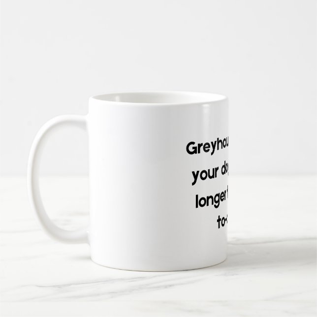 Drôle Citation d'animal de compagnie Mug sur Grayh (Gauche)