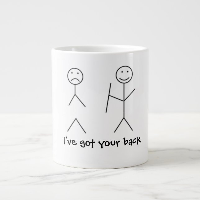 Drôle Citation Mug "J'ai ton dos" Cadeau Parfait! (Devant)