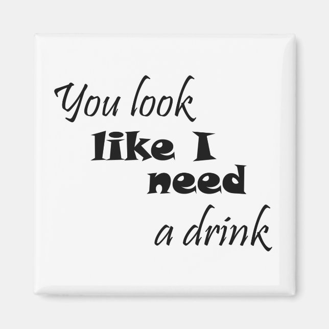 Drôle citations magnet cadeau blague humour remise (Devant)