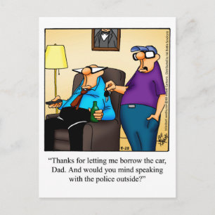 Drôle "Clés À La Voiture" Carte Postale "Spectickl