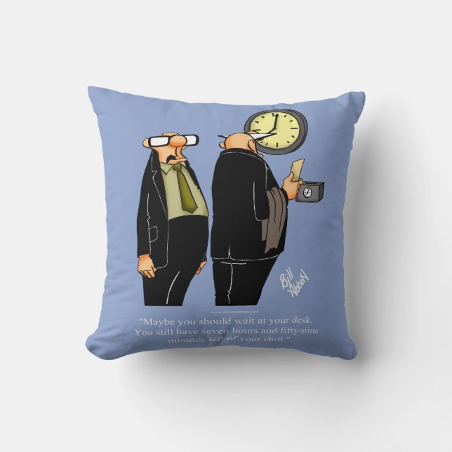 Drôle Coussin de l'Humour de retraite (Recto)
