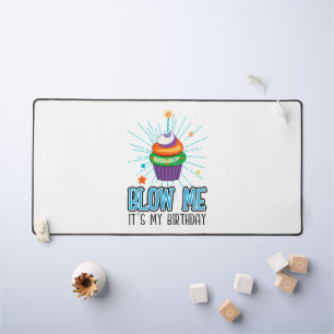 Drôle Cupcake Chandle Blow Me C'est mon anniversai