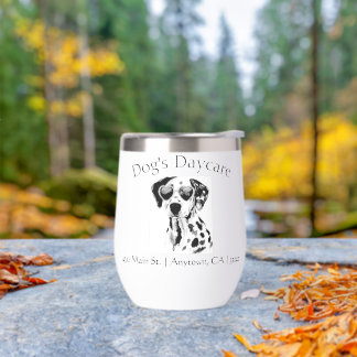 Drôle Dalmatien Chien d'affaires