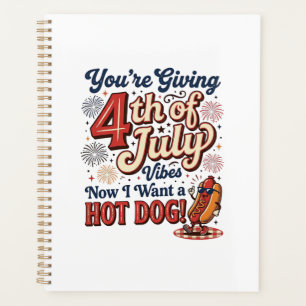 Drôle de 4 juillet Hot Dog Vintage Conception de T