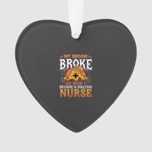 Drôle de balai de sorcière pour infirmière de dial