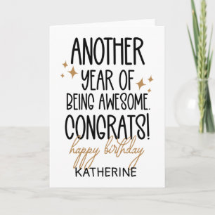 Drôle de carte d'anniversaire pour un ami qui viei