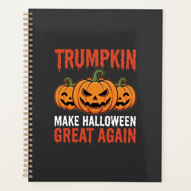 Drôle de citrouille Trumpkin Halloween Parodie (Devant)