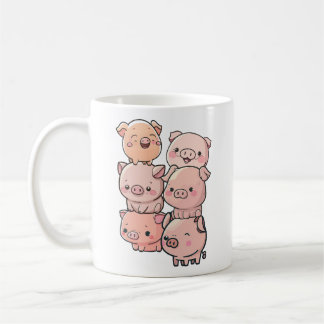 drôle de cochons mignon Mug