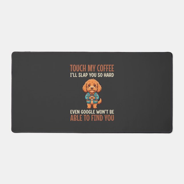 Drôle de Cockapoo Amateur de Café (Recto)