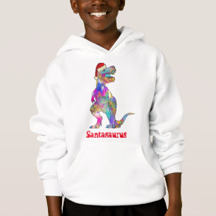 Drôle de dinosaure de Noël T-Rex Santa