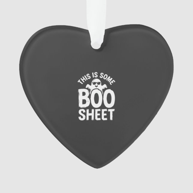 Drôle de feuille de Boo fantôme Halloween Design_1 (devant)