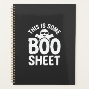 Drôle de feuille de Boo fantôme Halloween Design_1