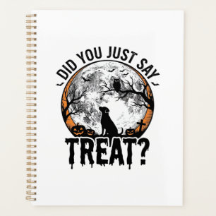 Drôle de friandise pour chien Halloween Design vec