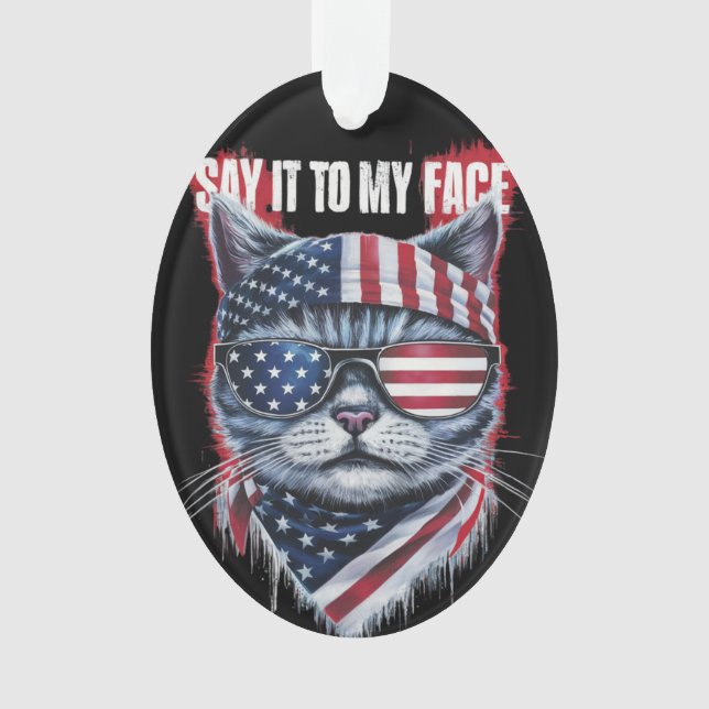 Drôle de le dire à mon visage drôle Chat (devant)