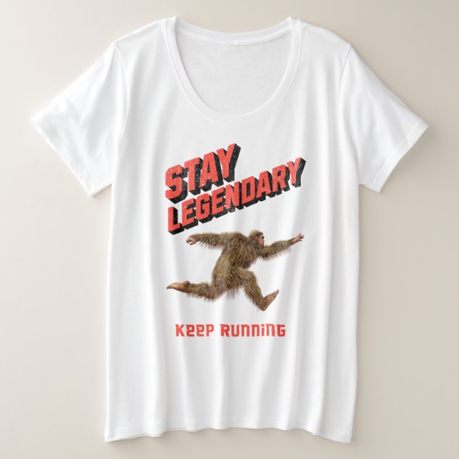Drôle de motivation de course de Bigfoot (Design devant)