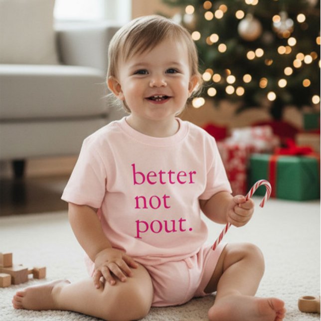 Drôle de Noël Mieux vaut pas Bouder Simple Mignon  (Créateur téléchargé)