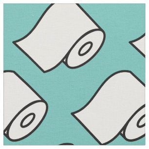 Drôle de papier hygiénique roulé motif de tissu