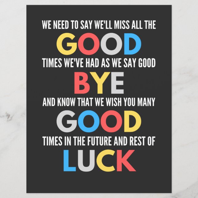 Drôle de partir Adieu (Devant)