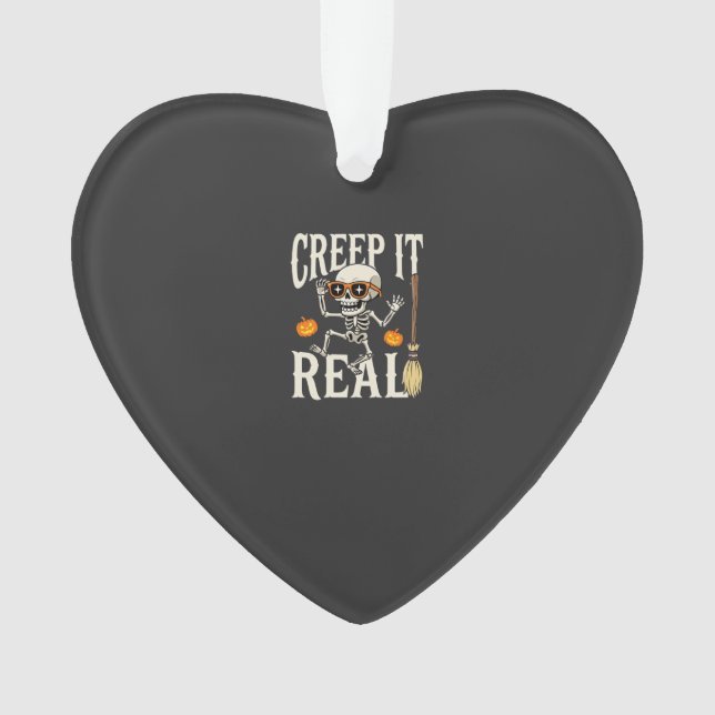 Drôle de squelette dansant Halloween Creep It Real (devant)