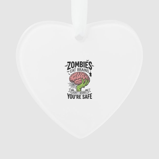 Drôle de Zombie Mange des Cerveaux Vous êtes en Sé (devant)