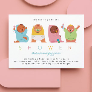 Drôle Derpy Babies Invitation