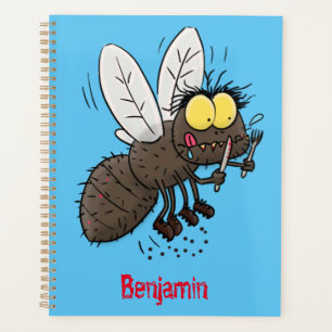 Drôle dessin animé d'insecte de la mouche à cheval