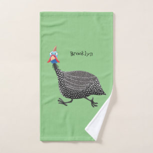 Drôle dessin animé d'oiseau de Guineafowl