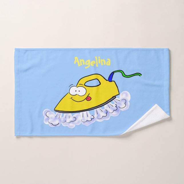 Drôle dessin animé linge de fer (Serviette à main)