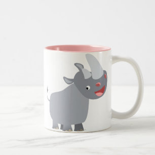 Drôle dessin animé Rhino Mug