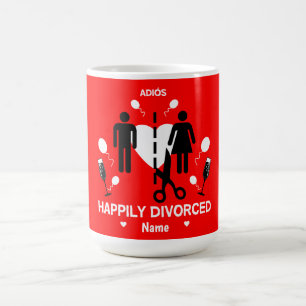 Drôle Divorce Party T-Shirt Latte Mug