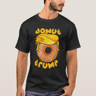 Drôle Donald Trump Donut Orange Don T-shirt