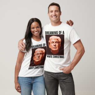 Drôle Donald Trump T-shirts BLANCS NOËL