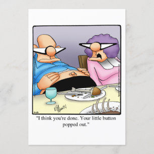 Drôle Drôle Dîner De Thanksgiving Invitations