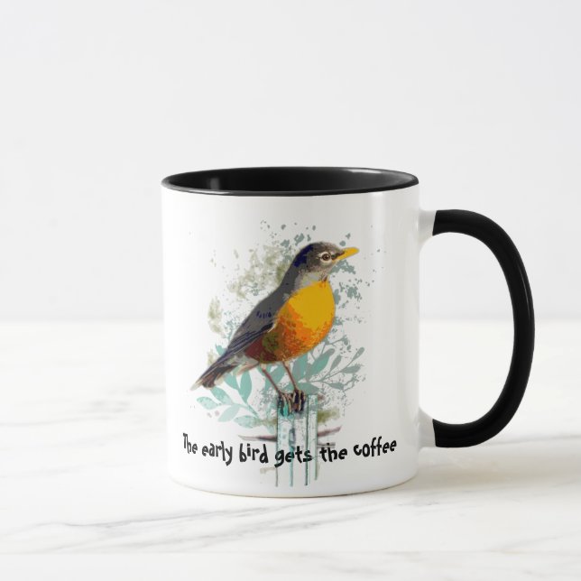 Drôle, Early Bird obtient le Coffee Robin Mug (Droite)