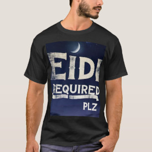 Drôle Eidi requis Aïd Moubarak TShirt