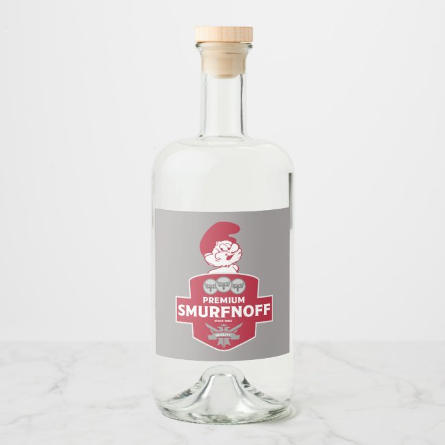 Drôle Étiquette de la Vodka de Noël (Devant)